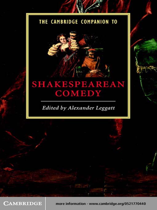 Cover image for The Cambridge Companion to Shakespearean Comedy